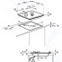 Газовая варочная панель Electrolux GPE363MW
