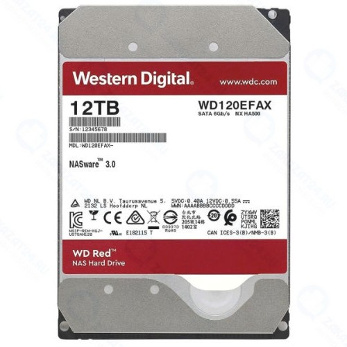 Внутренний жесткий диск WD 12TB Red (WD120EFAX)