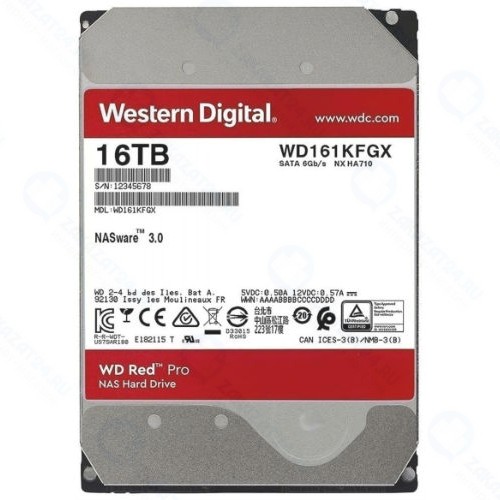 Внутренний жесткий диск WD 16TB Red Pro (WD161KFGX)