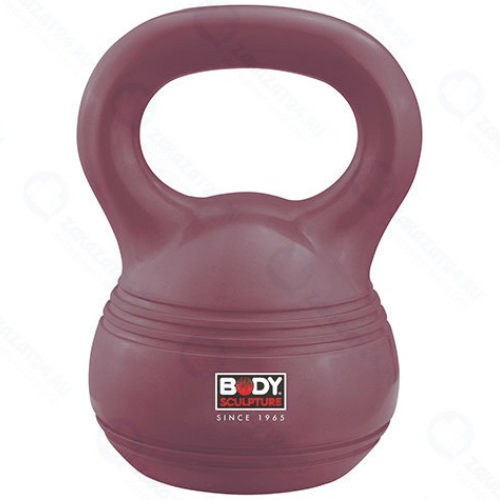 Гиря обрезиненая BODY SCULPTURE Bordeaux, 16 кг (BW-110-16)