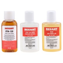 Набор для пайки Rexant К2, флюс ПК, флюс СКФ, флюс ЛТИ-120 (09-3741) Набор для пайки Rexant К2, флюс ПК, флюс СКФ, флюс ЛТИ-120 (09-3741)