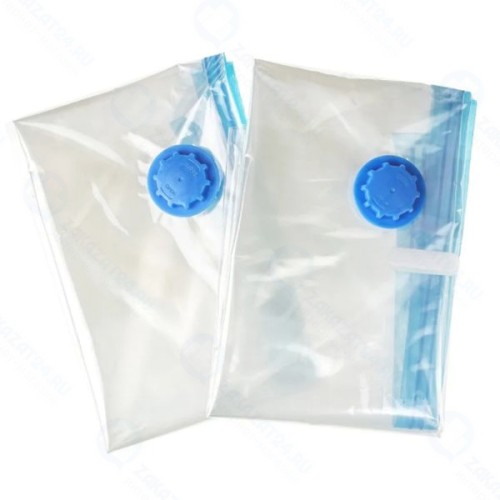 Комплект вакуумных пакетов PROTECT с клапаном, 40x60 см, прозрачные, 2 шт (10235)