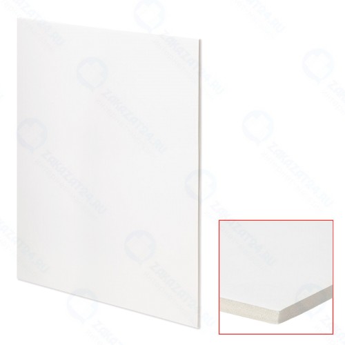 Пенокартон Brauberg 50х70 см, 5 мм, 5 листов, белый (112471)