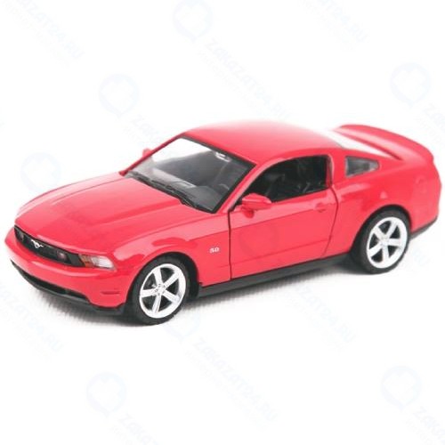 Инерционная машинка BESTLIKE Ford Mustang GT, 1:32, металлическая, красная (32307B)