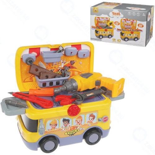 Набор игрушечных инструментов Наша Игрушка в кейс-машинке (36778-157)