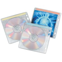 Конверт для CD-дисков Brauberg на 2CD/DVD, 40 шт (510196)