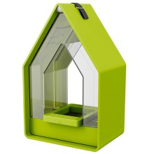 Кормушка для птиц Emsa Landhouse, с диспенсером, 14x21 см Light Green (516411)