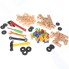 Набор игрушечных инструментов Наша Игрушка с конструктором-скруткой, 80 предметов (908-7)