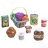 Игровой набор ECOIFFIER 100% Chef: Supershop, с корзиной, 20 предметов (ECO1784)