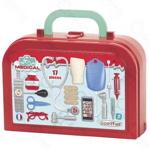 Игровой набор ECOIFFIER Чемоданчик доктора: Делюкс (ECO251)