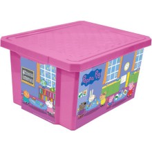 Ящик для игрушек Little Angel X-Box, Свинка Пеппа, 17 л (LA0023РРРЗ)