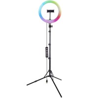 Комплект для смартфона Rekam RL-26 LED RGB 190 Kit, кольцевая светодиодная лампа + студийная стойка