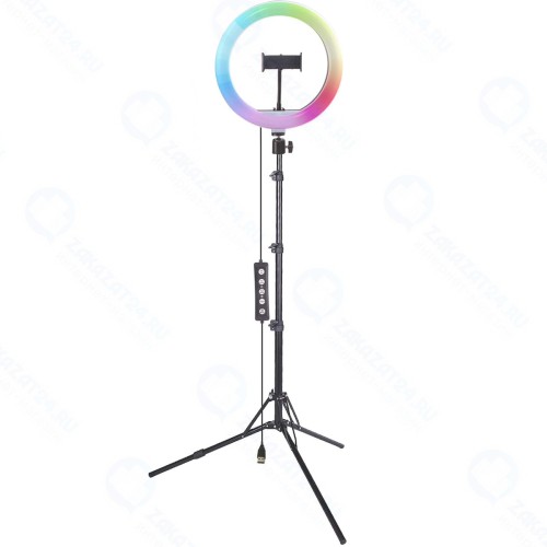 Комплект для смартфона Rekam RL-26 LED RGB 190 Kit, кольцевая светодиодная лампа + студийная стойка