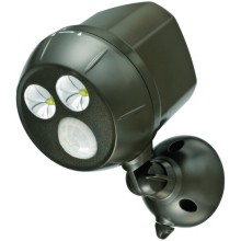 Беспроводной LED прожектор Mr Beams UltraBright Spotlight MB390 Brown с датчиком движения