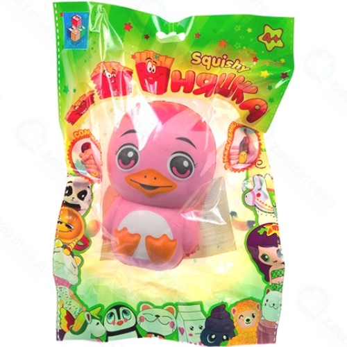 Игрушка-антистресс 1TOY Мммняшка Squishy: Утенок (Т15859)