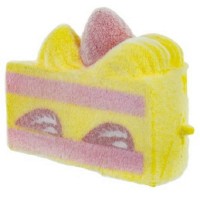 Игрушка-антистресс 1toy Мммняшка флок Squishy: Кусок торта (Т16206)