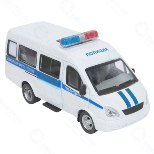 Инерционная машинка Playsmart Автопарк: ГАЗ-3221 полиция, 23 см (Р40529 )