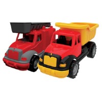 Детский игровой набор TERIDES Самосвал + пожарная машина, 30 см (Т8-007)