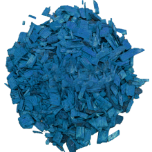 Мульча для растений БАРКИНВУД Щепа декоративная, 60 л, синяя (1002024)