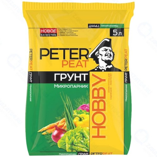 Грунт PETER-PEAT Hobby микропарник, 5 л (Х-03-5)
