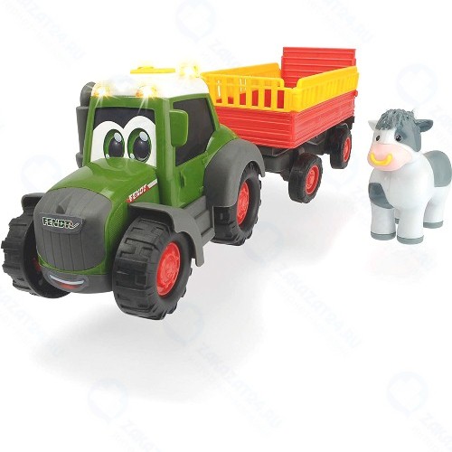 Игрушечный трактор DICKIE с прицепом, 30 см (3815004)