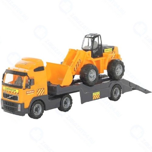 Детский игровой набор POLESIE Volvo + трактор-погрузчик, в коробке (9616_PLS)