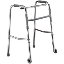 Опоры-ходунки B.Well Ortho, складные, c 2 колесами, серебристые (WR-221)