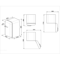 Холодильник Smeg FAB10RCR2