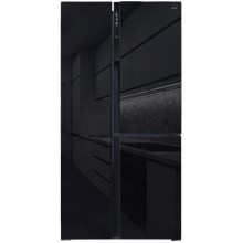 Холодильник Ginzzu NFK-475 Black Glass