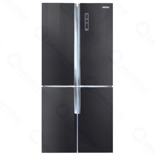 Холодильник Ginzzu NFK-510 Black Glass
