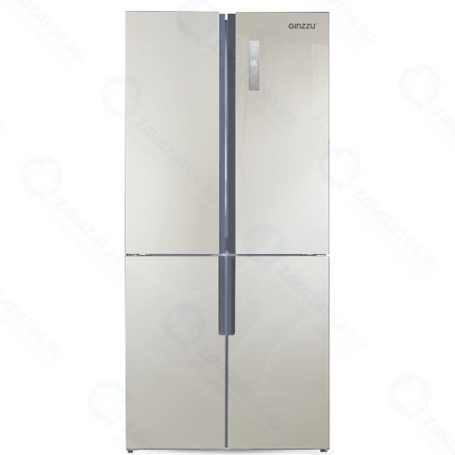 Холодильник Ginzzu NFK-510 Champagne