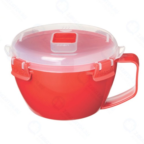 Кружка для лапши Sistema Microwave Noodle Bowl, 940 мл Red (1109)