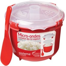 Рисоварка Sistema Microwave Rise Steamer, 2,6 л Red (1110)