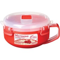 Чаша для завтрака Sistema Microwave Breakfast Bowl, 850 мл Red (1112)
