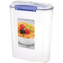 Контейнер для сыпучих продуктов Sistema Klip It Cereal, 4,2 л Blue (1450) Контейнер для сыпучих продуктов Sistema Klip It Cereal, 4,2 л Blue (1450)