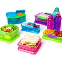 Ланчбокс с бутылкой Sistema Slimline Quaddie 1,5 л, цвет в ассортименте (1595)