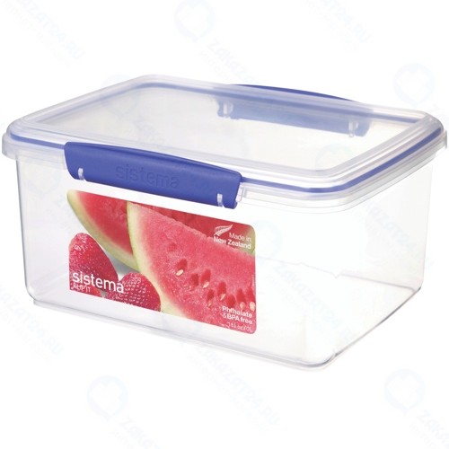 Контейнер Sistema Klip It Rectangle, 3 л Blue (1830)