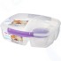 Контейнер трехсекционный Sistema To-Go Triple Split, 2 л Violet (20920)