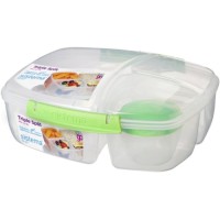 Контейнер трехсекционный Sistema To-Go Triple Split, 2 л Green (20920)
