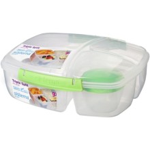 Контейнер трехсекционный Sistema To-Go Triple Split, 2 л Green (20920)