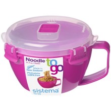 Кружка для лапши Sistema To-Go Noodle Bowl, 940 мл Red (21109) Кружка для лапши Sistema To-Go Noodle Bowl, 940 мл Red (21109)