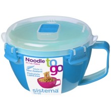 Кружка для лапши Sistema To-Go Noodle Bowl, 940 мл Blue (21109) Кружка для лапши Sistema To-Go Noodle Bowl, 940 мл Blue (21109)