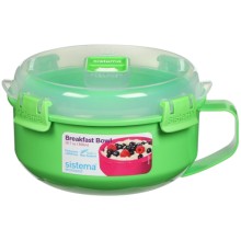 Чаша для приготовления завтрака в СВЧ Sistema Microwave, 850 мл, фиолетзеленаяовая (21112) Чаша для приготовления завтрака в СВЧ Sistema Microwave, 850 мл, фиолетзеленаяовая (21112)