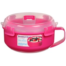 Чаша для приготовления завтрака в СВЧ Sistema Microwave, 850 мл, красная (21112) Чаша для приготовления завтрака в СВЧ Sistema Microwave, 850 мл, красная (21112)