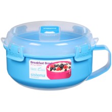 Чаша для приготовления завтрака в СВЧ Sistema Microwave, 850 мл, синяя (21112) Чаша для приготовления завтрака в СВЧ Sistema Microwave, 850 мл, синяя (21112)