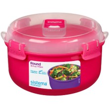 Контейнер для СВЧ Sistema Microwave, 915 мл, красный (21113) Контейнер для СВЧ Sistema Microwave, 915 мл, красный (21113)