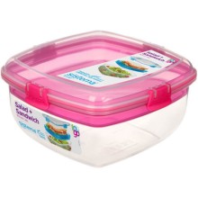 Контейнер для салата и сэндвичей Sistema TO GO, 1,63 л, красный (21358)