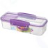 Контейнер с разделителем Sistema To-Go Snack Attack, 410 мл Violet (21479)