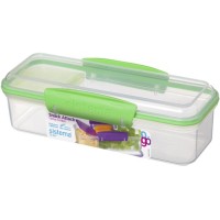 Контейнер с разделителем Sistema To-Go Snack Attack, 410 мл Green (21479)