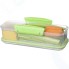 Контейнер с разделителем Sistema To-Go Snack Attack, 410 мл Green (21479)